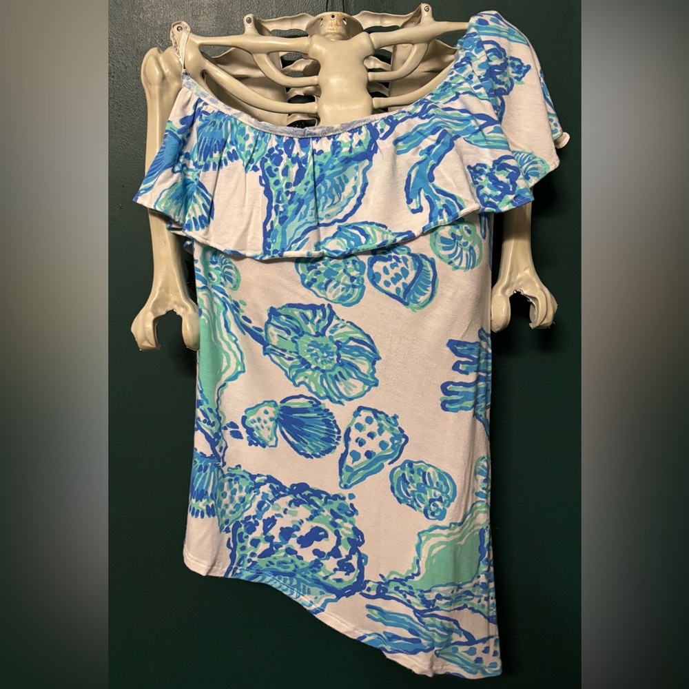 Lilly Pulitzer One Shoulder Matteo Top